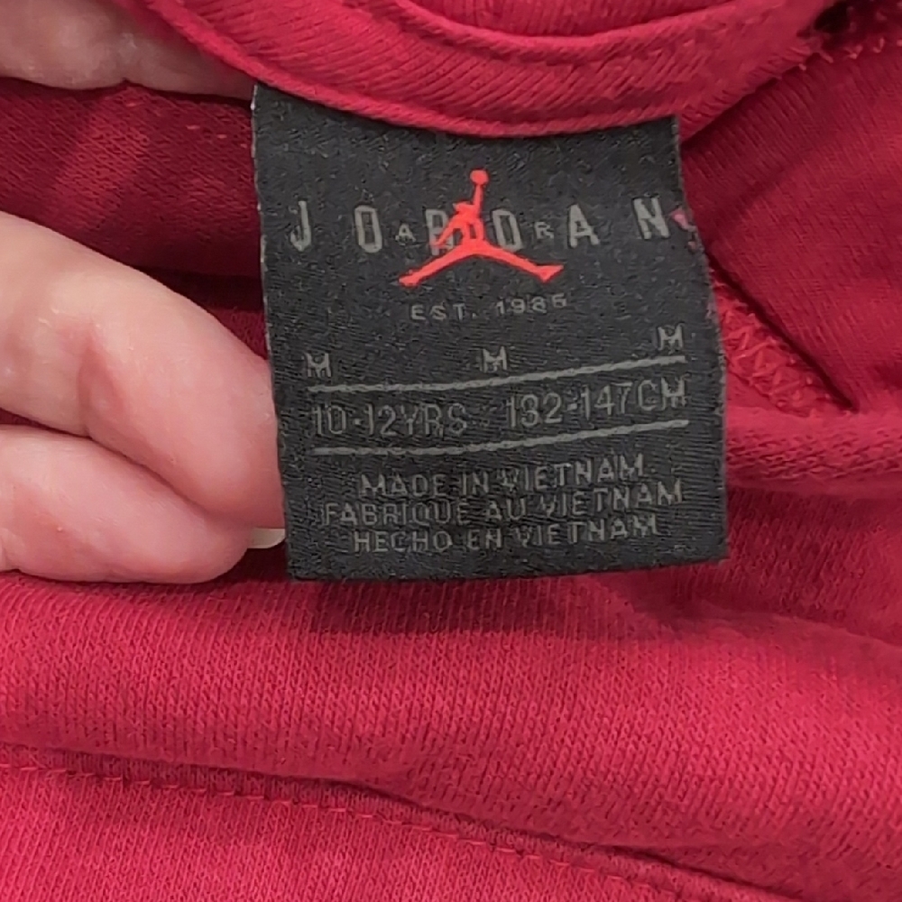Jordan Red Kids Hoodie - Picture 2 of 5